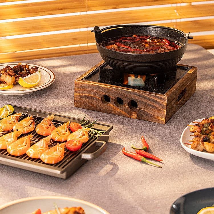 image-Japanese-style Household Small Smokeless Barbecue Grill