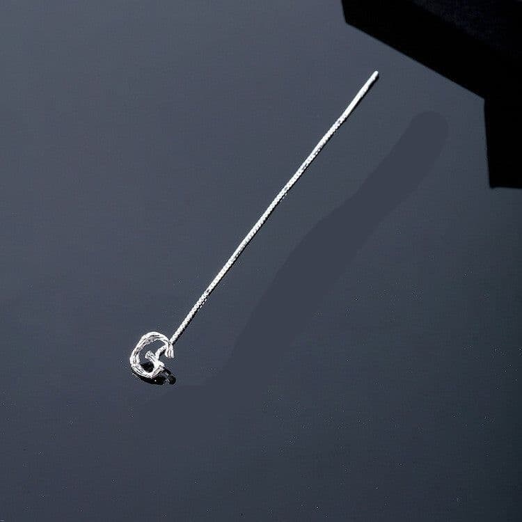 image-Fashion Jewelry 925 Sterling Silver 26 Letters Drop Earrings For Women Classic English Minimalism Student Earring Friends Party Jewelry Gift