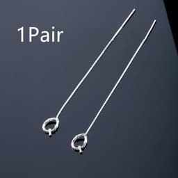 image-Fashion Jewelry 925 Sterling Silver 26 Letters Drop Earrings For Women Classic English Minimalism Student Earring Friends Party Jewelry Gift