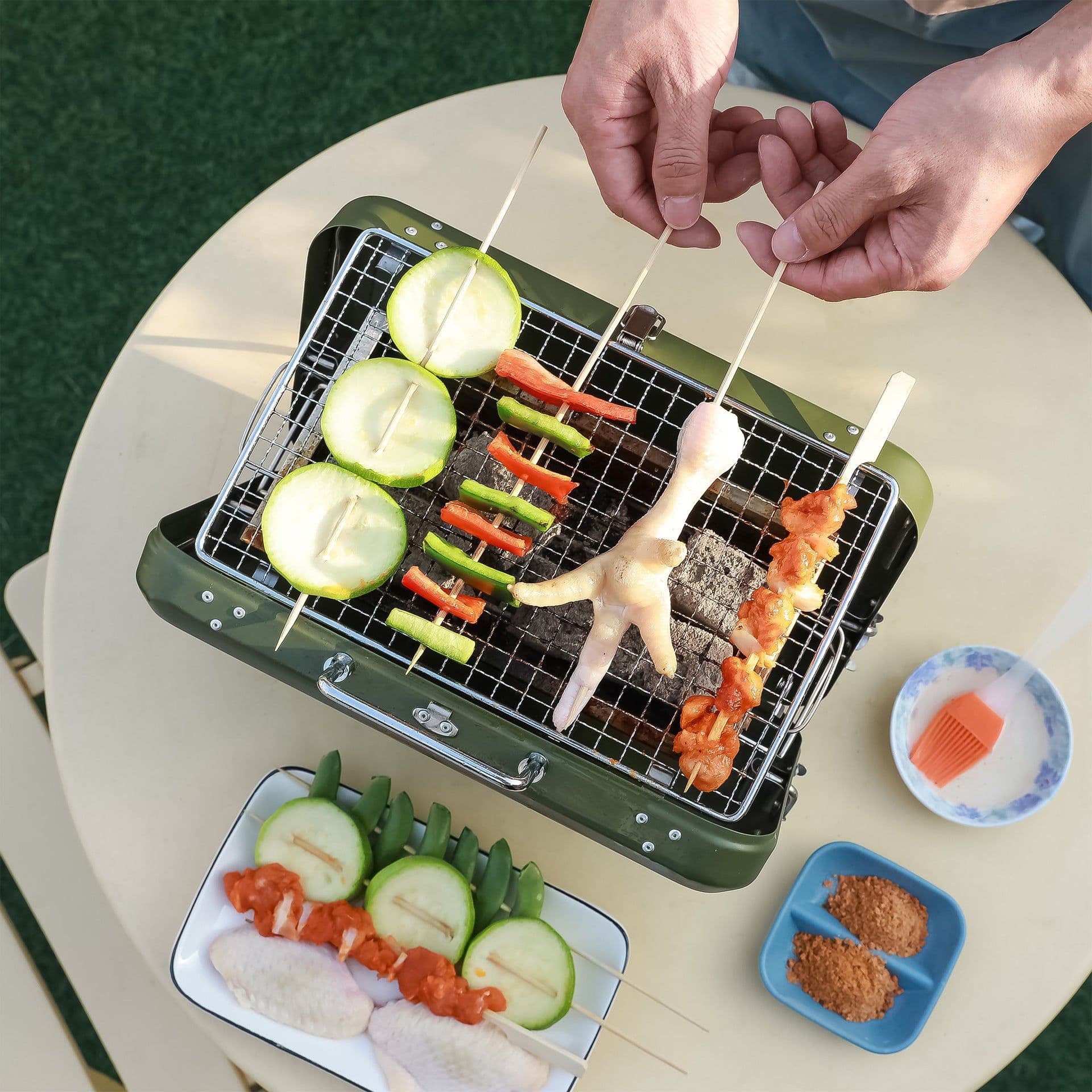 image-Easy Travel Portable Charcoal Outdoor Grill