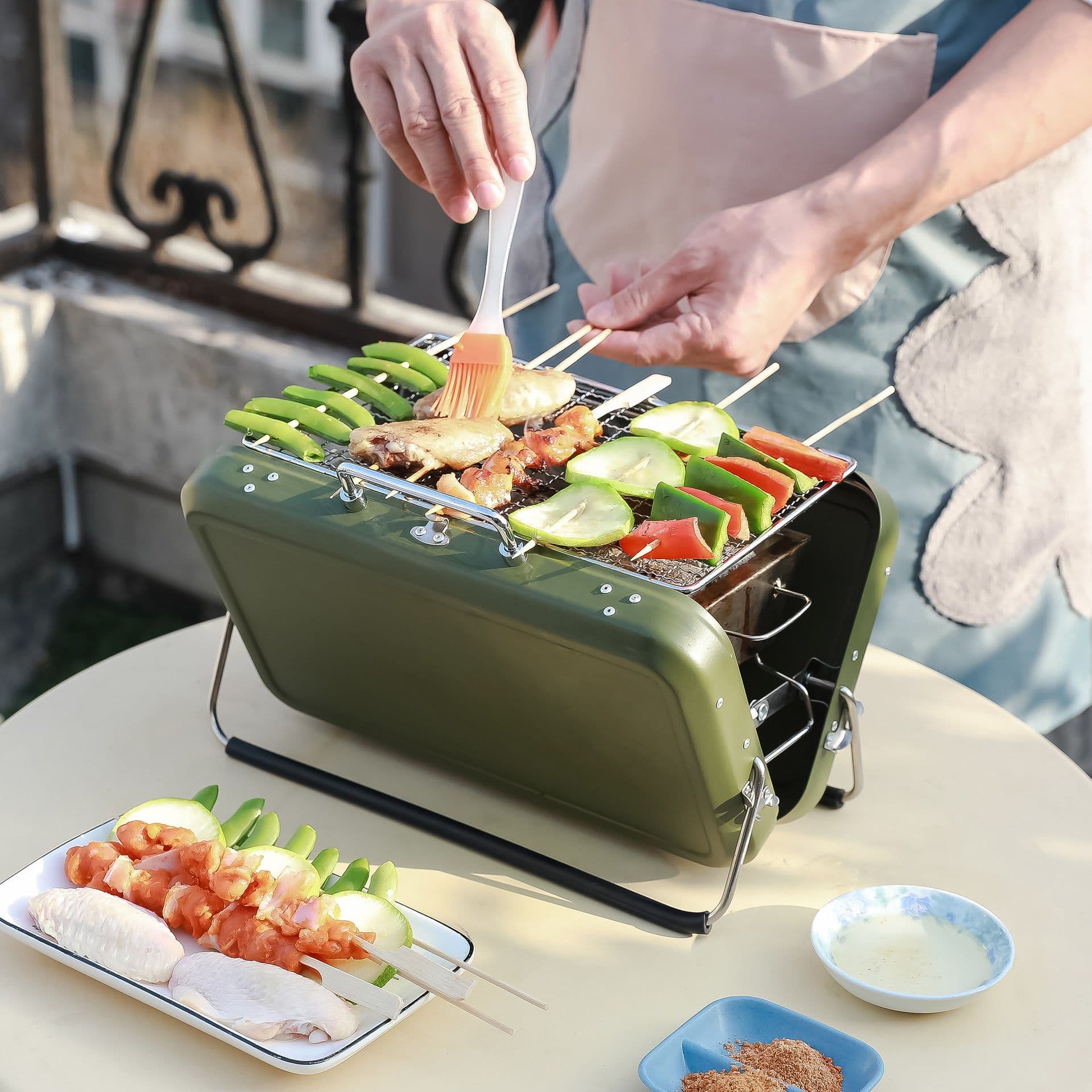 image-Easy Travel Portable Charcoal Outdoor Grill