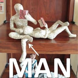 image-Reading Woman Thinker Resin Statue House Decoration Ornament Character Sculpture Home Decor Ornament Bookshelf Decoration