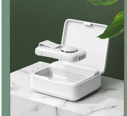 image-Mini Outdoor Portable Breathable Heat Cooling Silent Mask Fan Charging Box