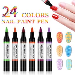image-24 Color Nail Polish Painting Pen 3D Painting Flower Pen Drawing Nail Point Flower Pen Water-based Tasteless Nail Polish Pen