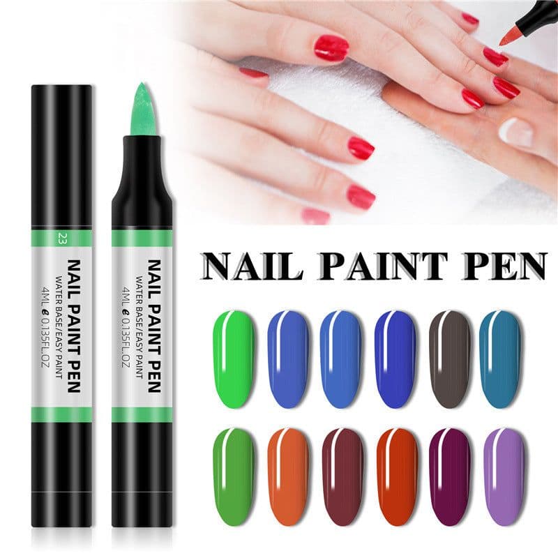 image-24 Color Nail Polish Painting Pen 3D Painting Flower Pen Drawing Nail Point Flower Pen Water-based Tasteless Nail Polish Pen