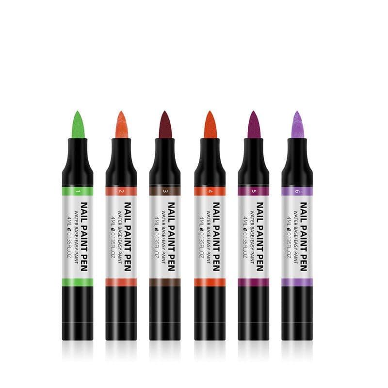 image-24 Color Nail Polish Painting Pen 3D Painting Flower Pen Drawing Nail Point Flower Pen Water-based Tasteless Nail Polish Pen