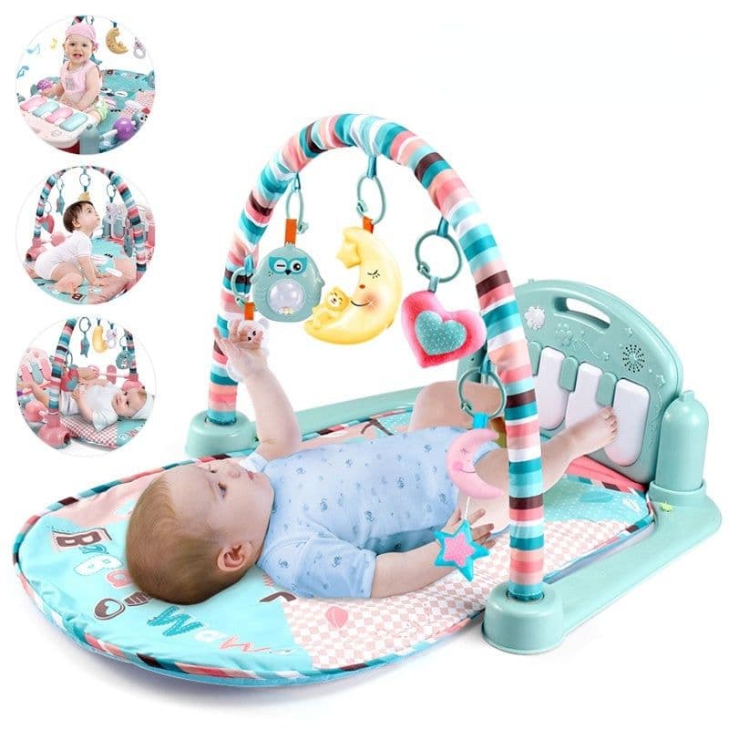 image-Baby Play Mat With Piano Keyboard Baby Carpet Music Puzzles Mat Educational Rack Toys Infant Crawling Mat Gift For Kids Gym
