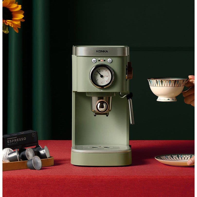 image-Italian-style Semi-automatic Coffee Machine Extraction Steam For Milk Froth