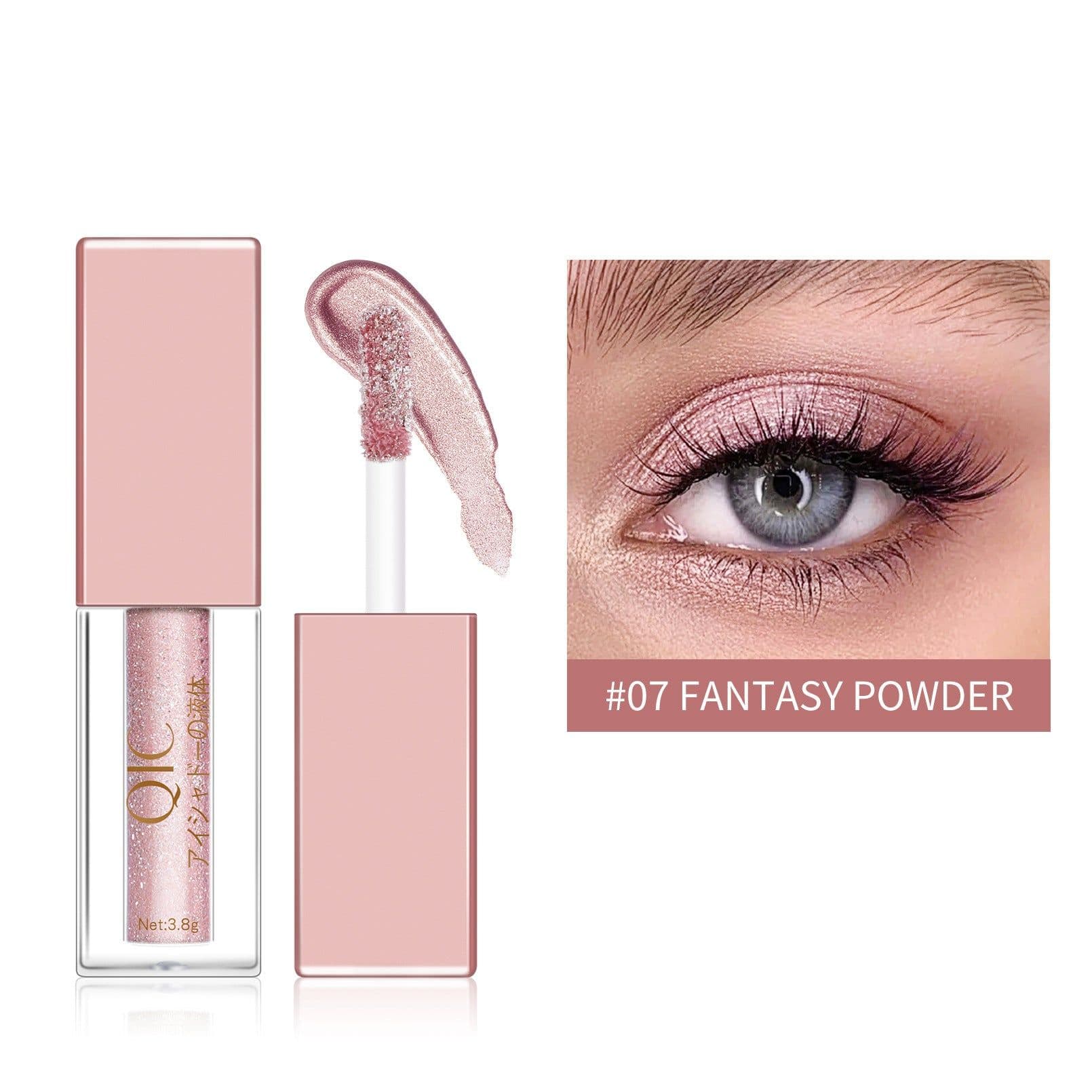 image-Liquid Eyeshadow Matte Diamond Pearlescent Waterproof Crushed Diamond Eyeshadow Liquid Professional Women's Cosmetics