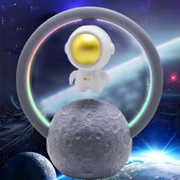 image-Creative Suspension Astronaut Magnetic Levitation Bluetooth Speaker Wireless Subwoofer Home Decoration Boyfriend Birthday Gift