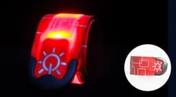 image-Nylon LED Sports Bracelet Luminous Toy Wrist Strap Band Wristband Light Bracelet Glowing Armband For Children Kids For Running