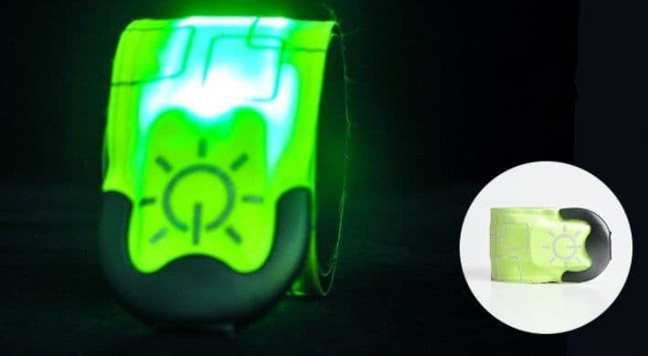 image-Nylon LED Sports Bracelet Luminous Toy Wrist Strap Band Wristband Light Bracelet Glowing Armband For Children Kids For Running