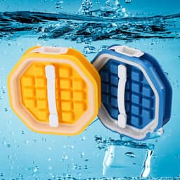 image-Pull Out Food Grade Plastic Ice Maker Household Portable