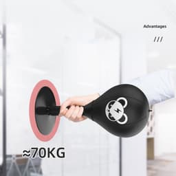 image-Boxing Speed Ball Tabletop Reaction Target Sandbags Kids Suction Cup Boxing Reflex Ball Kickboxing Training Equipment