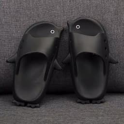 image-Children's Slippers Summer Cute Penguin Princess Sandals Soft Flip Flops Cartoon Non Slip Shoes