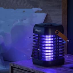 image-New Home Repellent Electric Shock Indoor Bedroom Mosquito Killer Lamp With Light