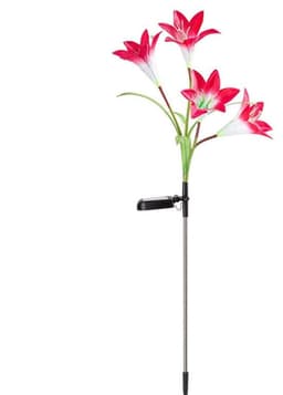 image-Solar Lily Flower Lights LED Solar Garden Light Lawn Light Landscape Light Waterproof Flower Light