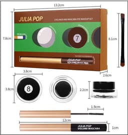 image-Eyeliner Makeup Set Is Smudge-free And Waterproof
