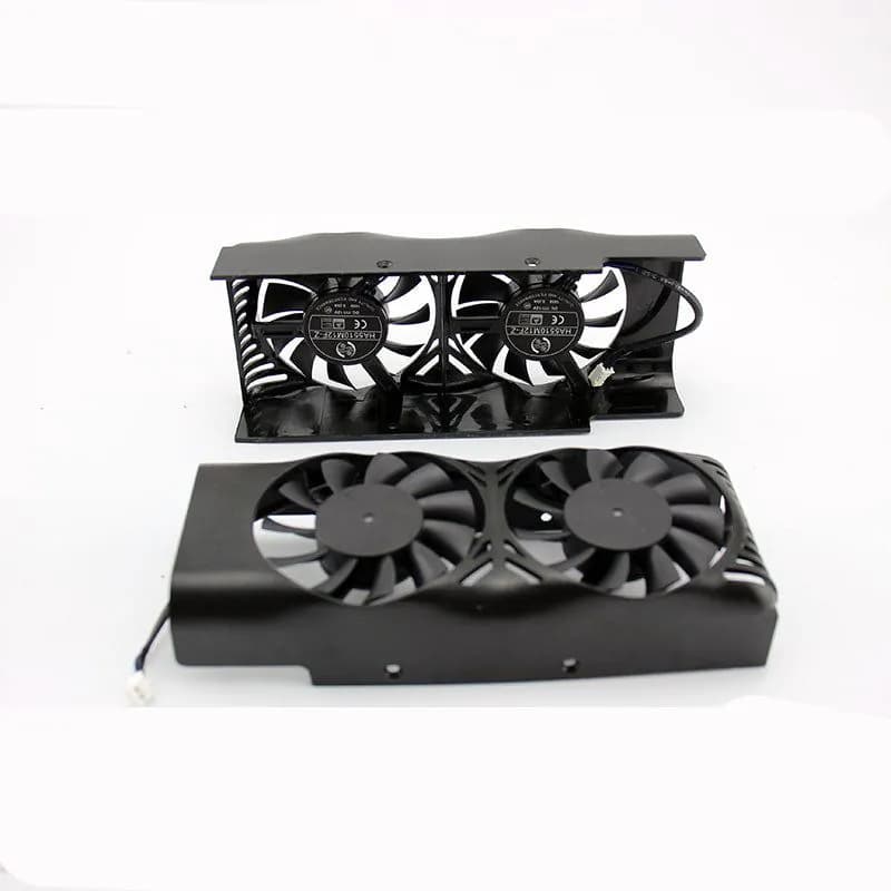 image-For MSI GeForce GTX 1050Ti Graphics Card Cooling Dual Fan Housing