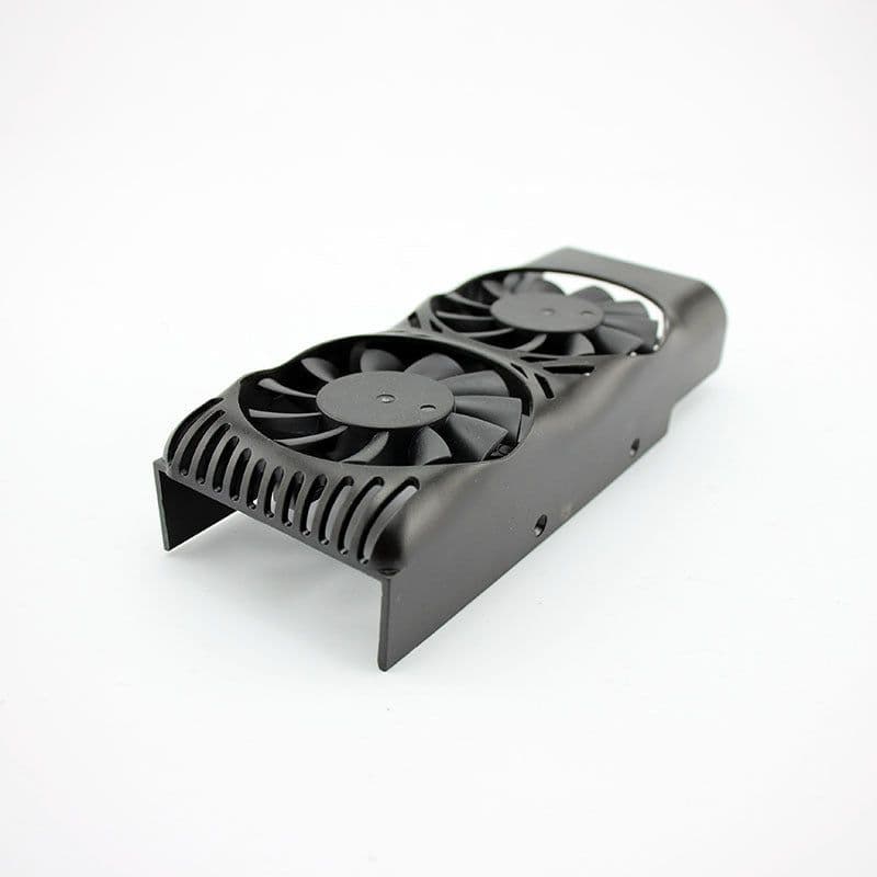 image-For MSI GeForce GTX 1050Ti Graphics Card Cooling Dual Fan Housing