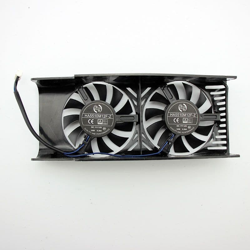 image-For MSI GeForce GTX 1050Ti Graphics Card Cooling Dual Fan Housing