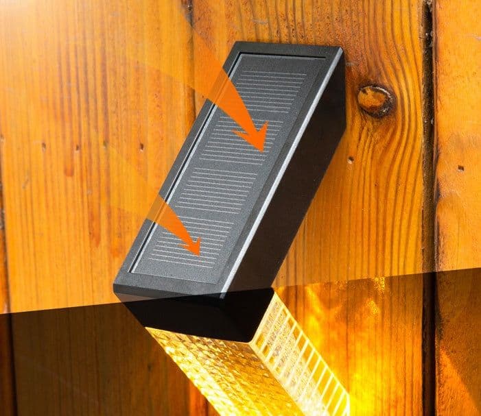 image-LED Solar Stairs Lights Outdoor Lighting Waterproof Step Deck Light Fence Railing Garden Yard Decoration