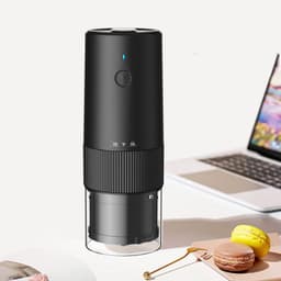 image-Electric Coffee Grinder Portable Nuts Grains Pepper Cofee Bean Spice Mill USB Rechargeable Grinder Machine Professional