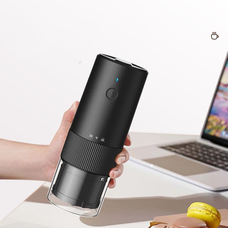 image-Electric Coffee Grinder Portable Nuts Grains Pepper Cofee Bean Spice Mill USB Rechargeable Grinder Machine Professional