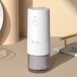 image-Electric Coffee Grinder Portable Nuts Grains Pepper Cofee Bean Spice Mill USB Rechargeable Grinder Machine Professional