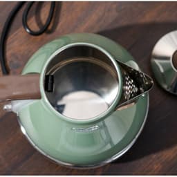 image-Household Retro Electric Kettle 304 Stainless Steel Automatic Power Off