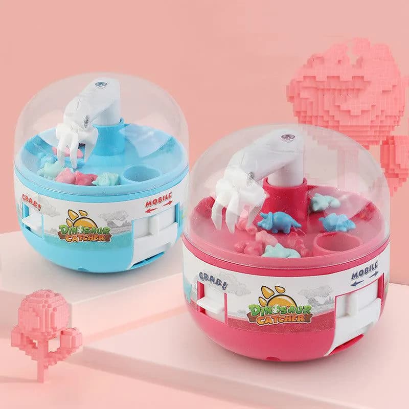 image-Children's Gashapon Toy Mini Dinosaur Grabbing Machine Kids Toys