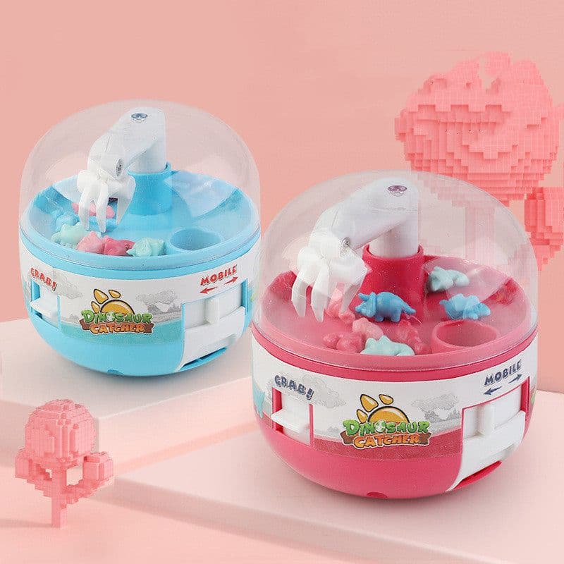 image-Children's Gashapon Toy Mini Dinosaur Grabbing Machine Kids Toys