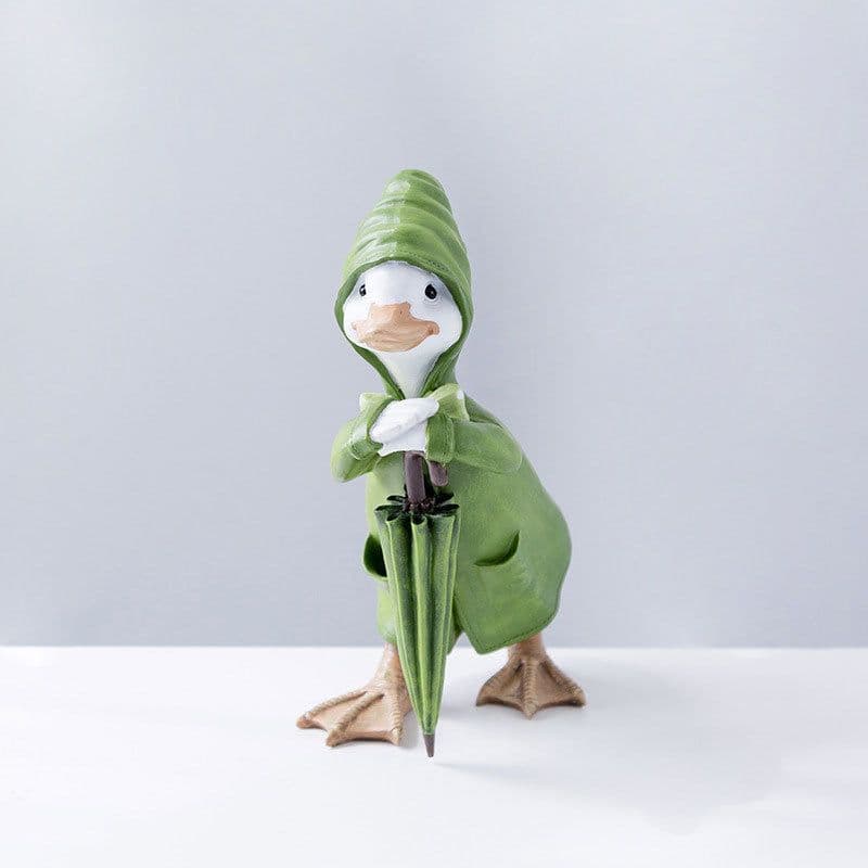 image-European-style Resin Green Donald Duck Decoration Home TV Cabinet Childrens Room