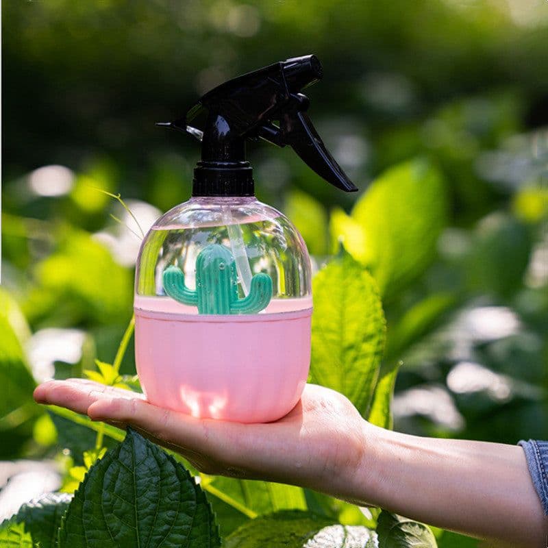 image-Nordic Style Cactus Watering Can Gardening Bottle