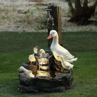 image-Resin Crafts With Lights Garden Decoration Statue