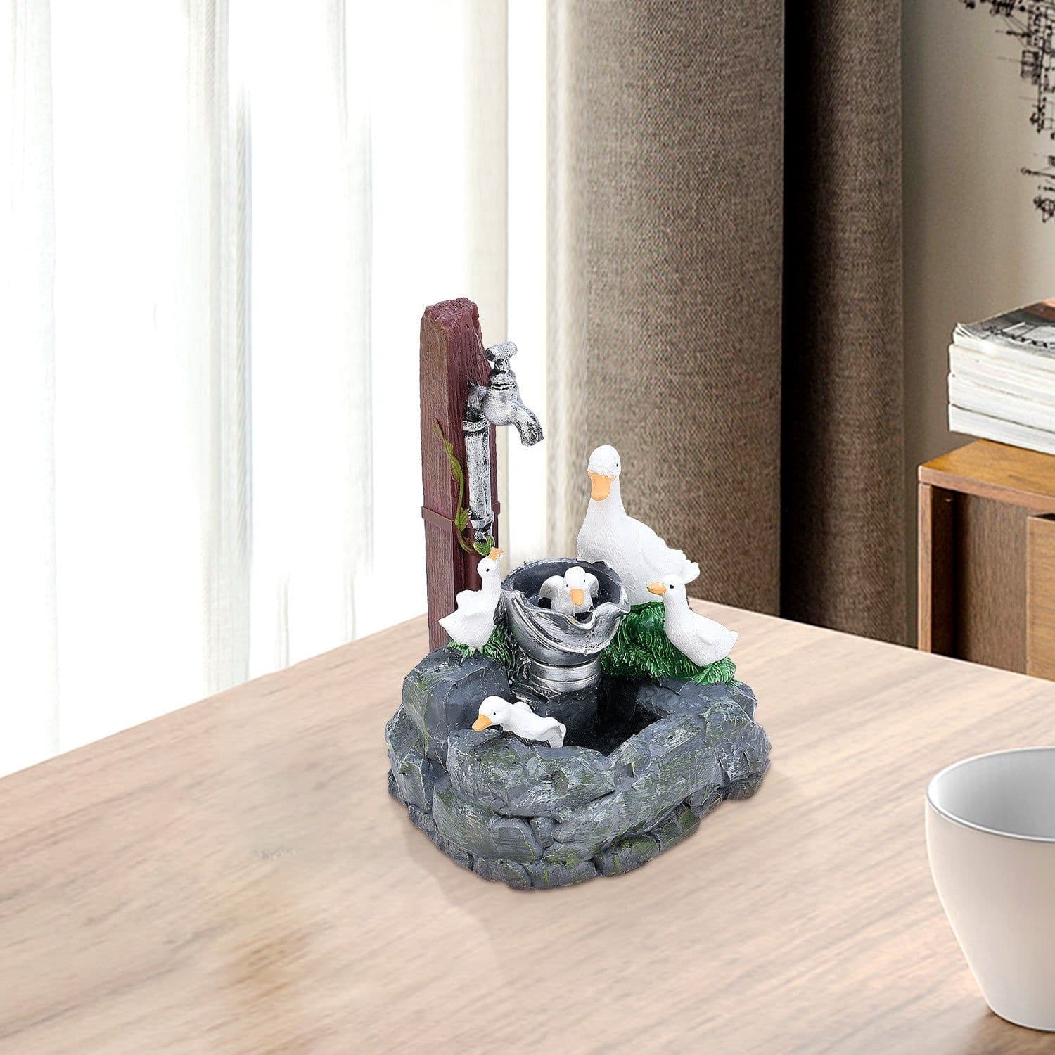 image-Resin Crafts With Lights Garden Decoration Statue