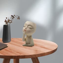 image-Gardening Creative Doll Resin Succulent Flower Pot