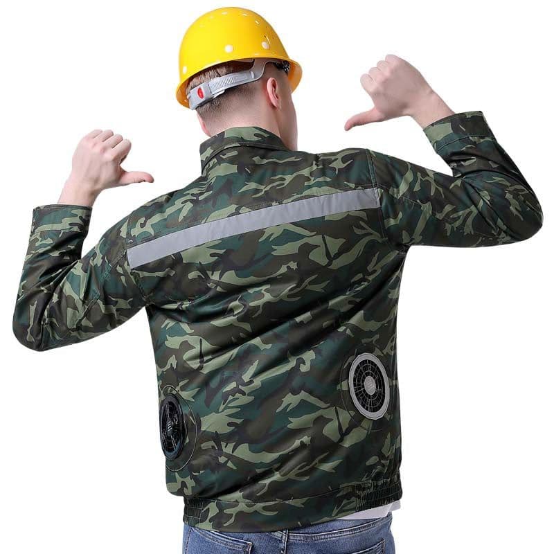 image-Summer Reflective Heatstroke Prevention Fan Cooling Clothing