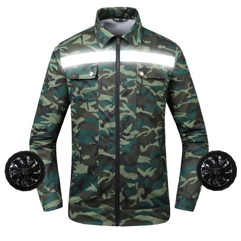 image-Summer Reflective Heatstroke Prevention Fan Cooling Clothing
