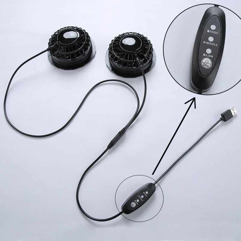image-Summer Reflective Heatstroke Prevention Fan Cooling Clothing