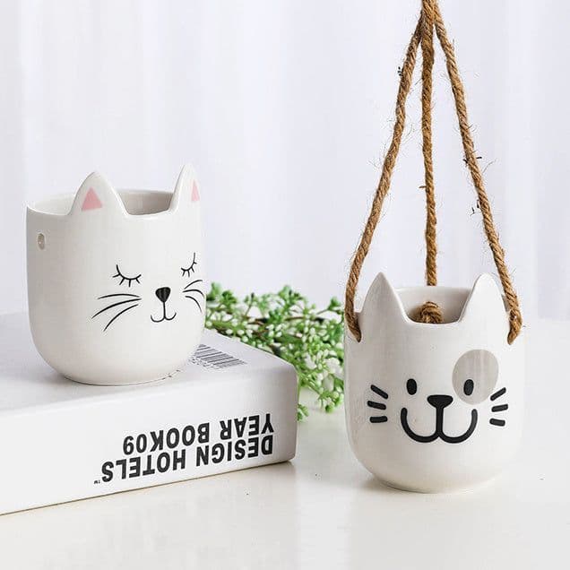 image-Simple Outdoor Gardening Animal Flower Pot Hanging Potted Plant