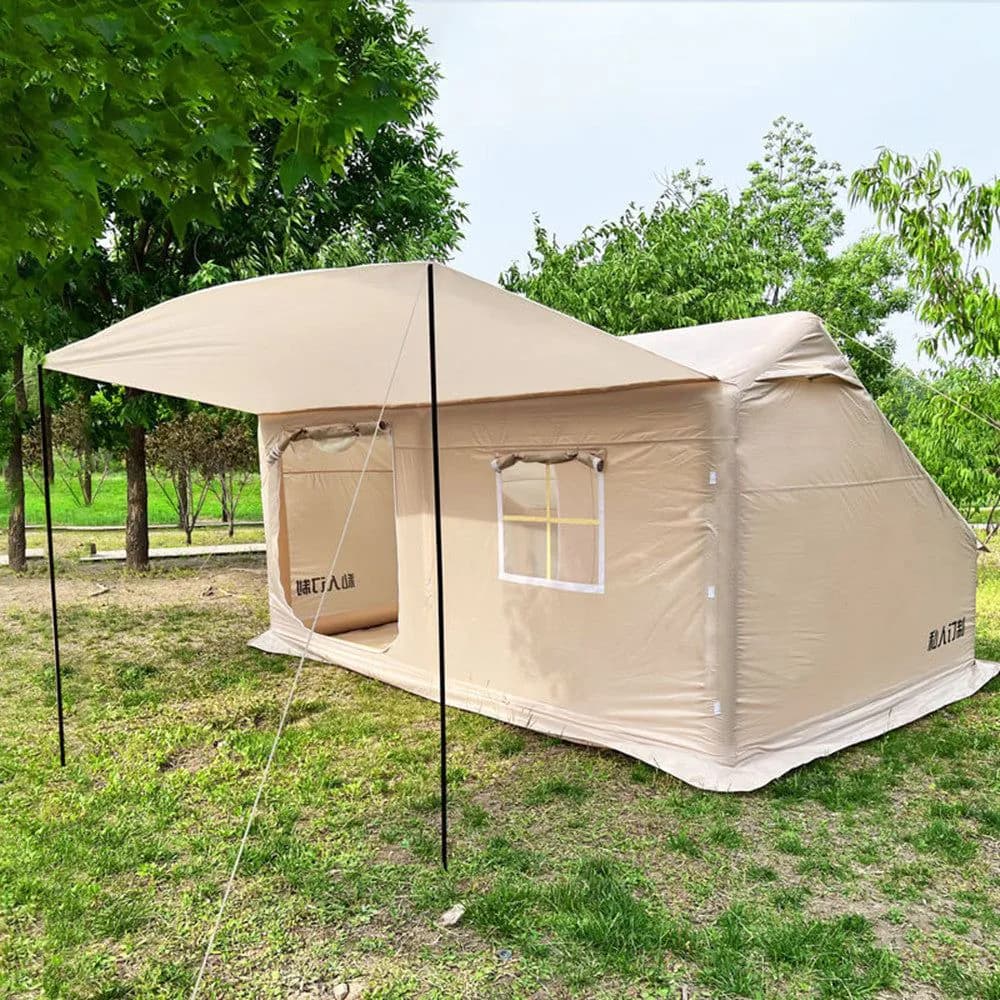 image-Outdoor Camping Inflatable Cotton Tents Quick-open And Free To Build