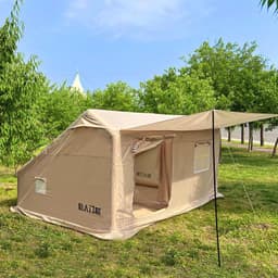 image-Outdoor Camping Inflatable Cotton Tents Quick-open And Free To Build