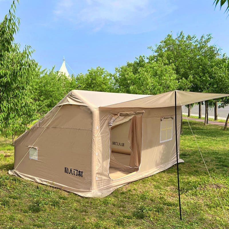 image-Outdoor Camping Inflatable Cotton Tents Quick-open And Free To Build
