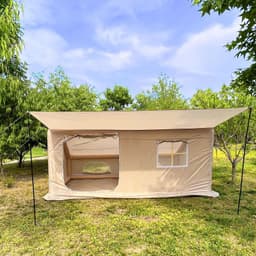 image-Outdoor Camping Inflatable Cotton Tents Quick-open And Free To Build