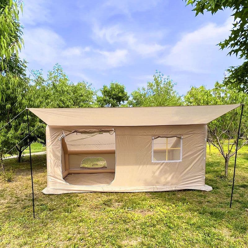 image-Outdoor Camping Inflatable Cotton Tents Quick-open And Free To Build