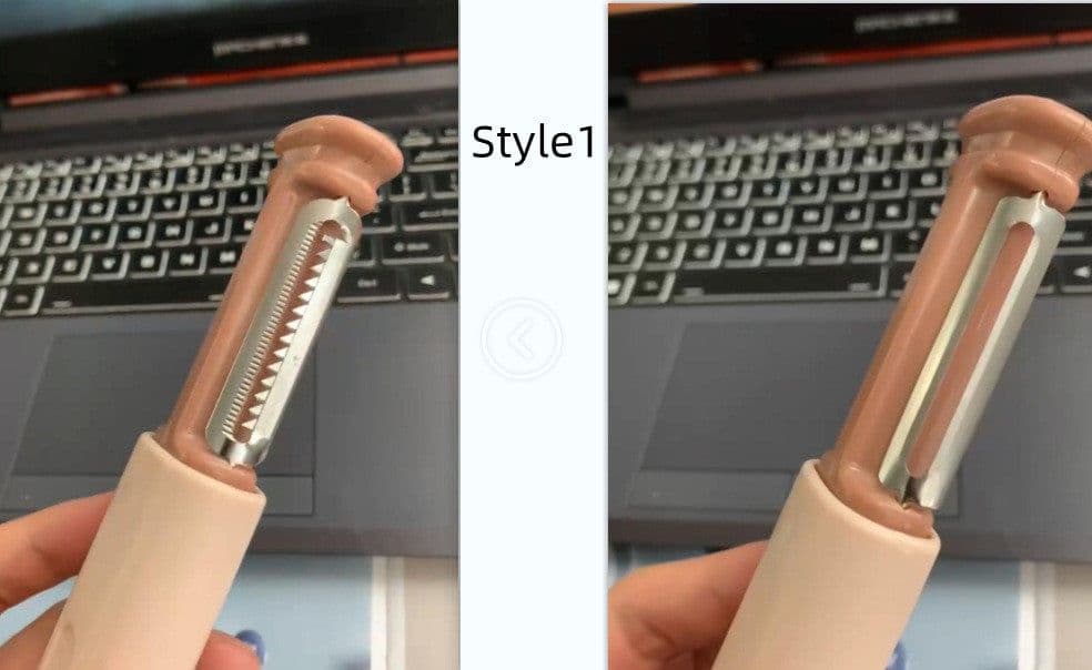 image-3 In 1 Paring Skin Peeler Vegetable Friut Peeler Tool For Kitchen Easy Wash 120rotation Hanging Multifunctional Knife Sharpener