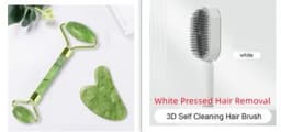 image-Self Cleaning Hair Brush For Women One-key Cleaning Hair Loss Airbag Massage Scalp Comb Anti-Static Hairbrush