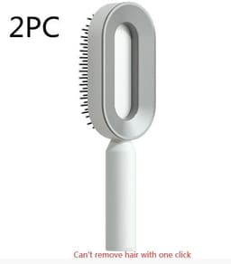 image-Self Cleaning Hair Brush For Women One-key Cleaning Hair Loss Airbag Massage Scalp Comb Anti-Static Hairbrush