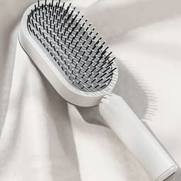 image-Self Cleaning Hair Brush For Women One-key Cleaning Hair Loss Airbag Massage Scalp Comb Anti-Static Hairbrush